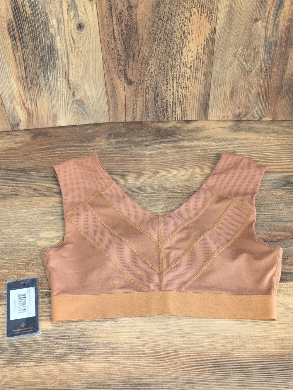 Copper Life by Tommie Copper Shoulder Support Zipper Compression Bra L NWT 851A - Picture 1 of 4